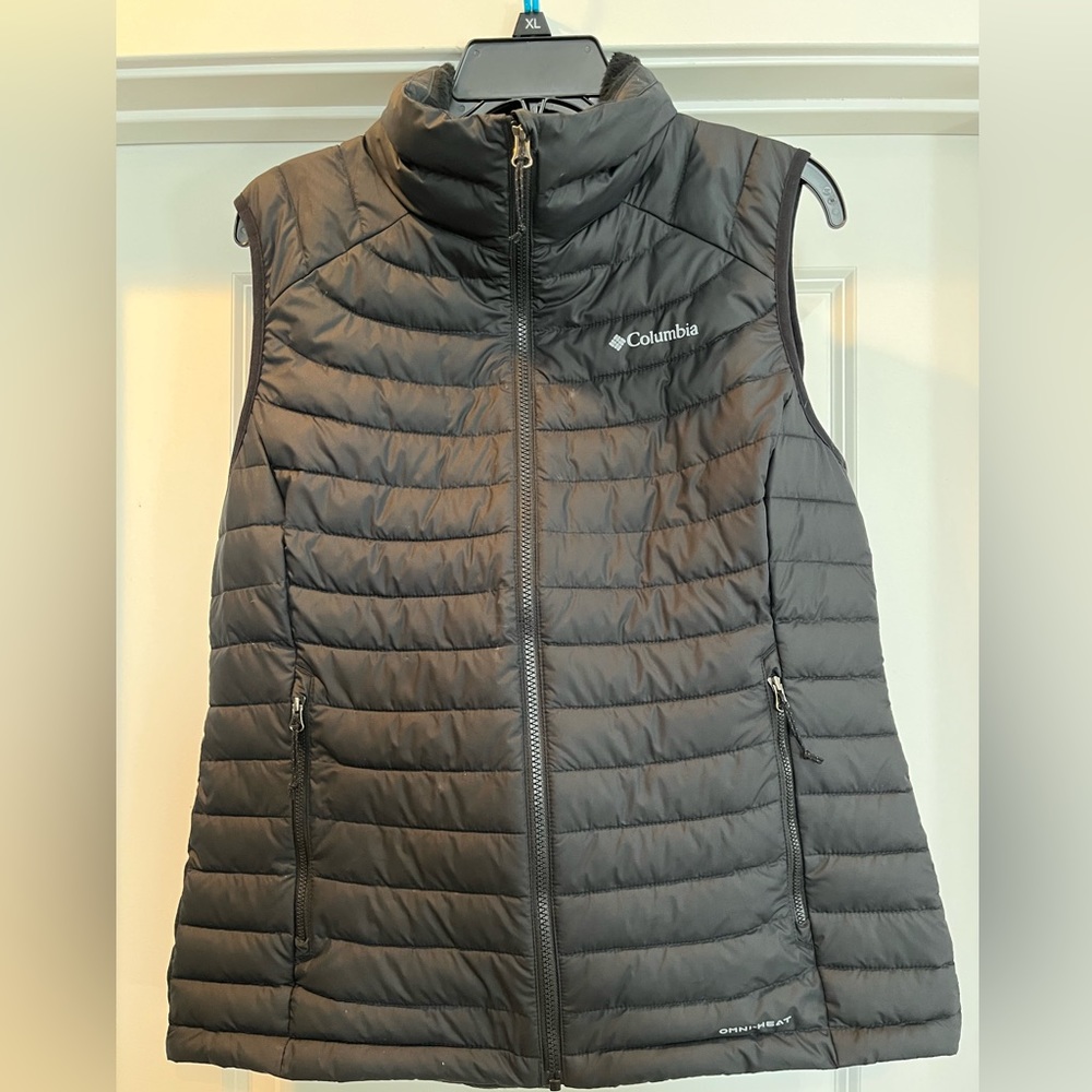 Columbia Omni-Heat Vest Black Woman’s Large